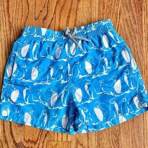 EUC Vilebrequin Penguin Swim Trunks